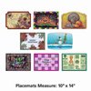Hoffmaster 10" x 14" Fall and Winter Paper Placemats 8 Designs Combo Pack PK 1000 PK 857208